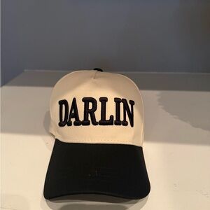 Black and Cream Baseball Cap